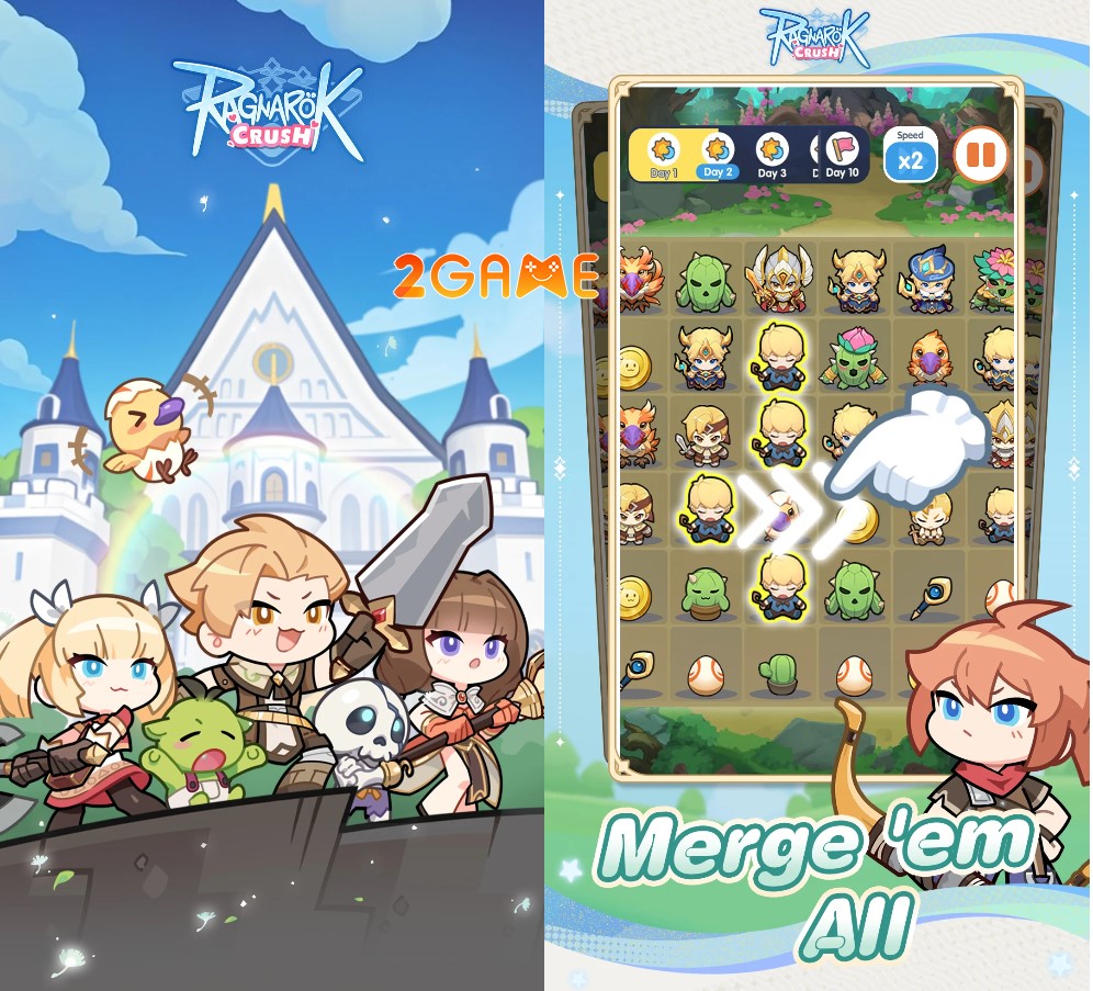 Ragnarok CRUSH – Game nhập vai match-3 siêu đáng yêu sắp ra mắt ragnarok crush 1