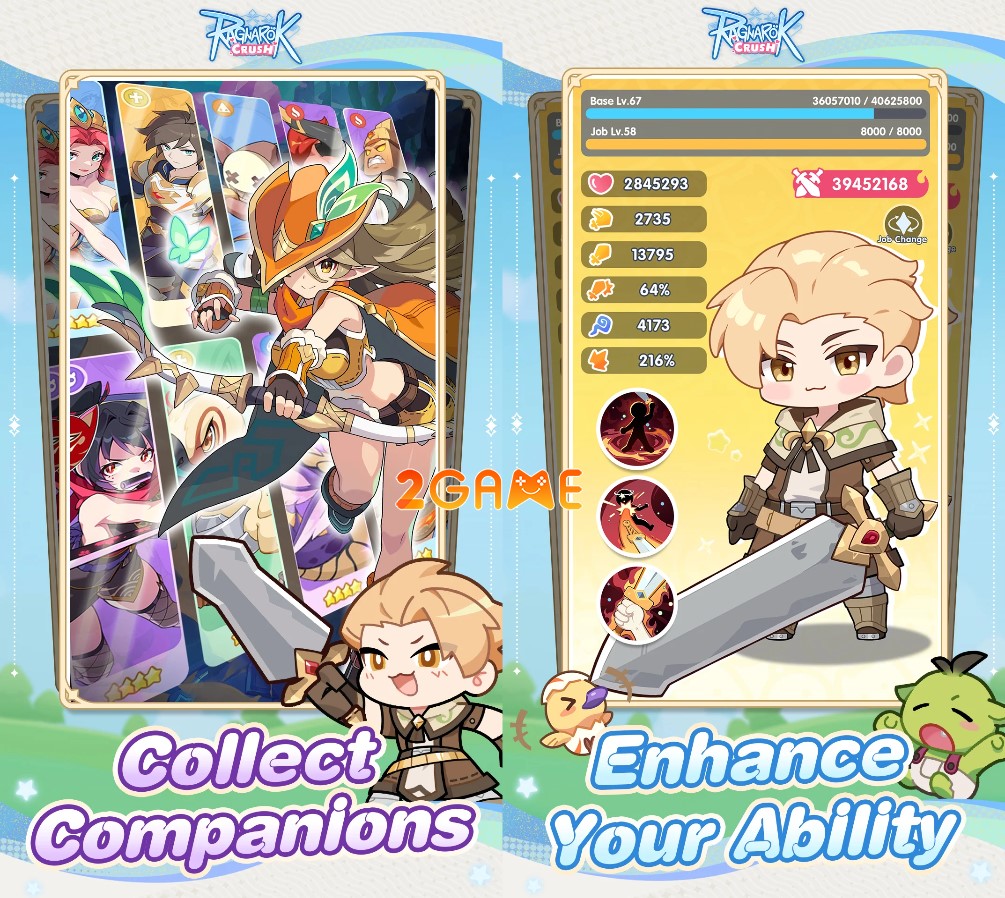 game nhập vai match-3 Ragnarok CRUSH