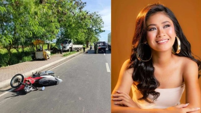 Người đẹp hoa hậu tử vong vì đâm vào xe tải- Ảnh 1.