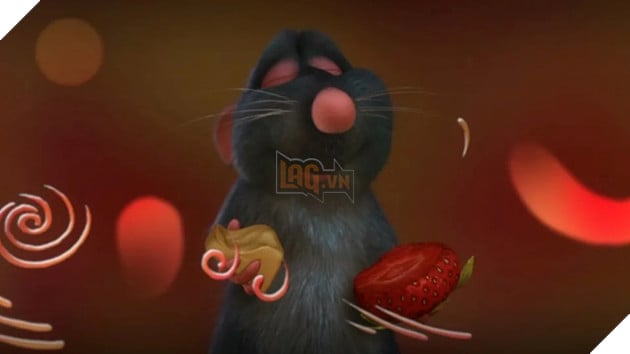 Hình ảnh chú chuột Remy trong phim Ratatouille.