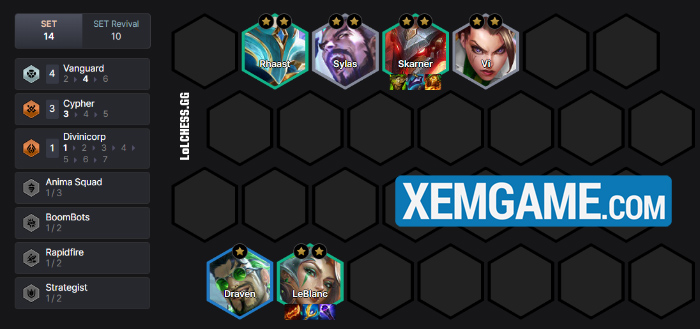 ĐTCL 14.6: Thử nghiệm bài dị Leblanc Tiên Phong reroll meta mới với Quyền Trượng và Cuồng Đao rckzvjyy screenshot 1