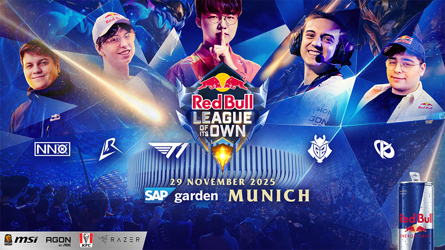 red-bull-lol-2025 Lịch thi đấu Red Bull League of Its Own 2025: T1 đối đầu LMHT châu Âu red bull lol 2025