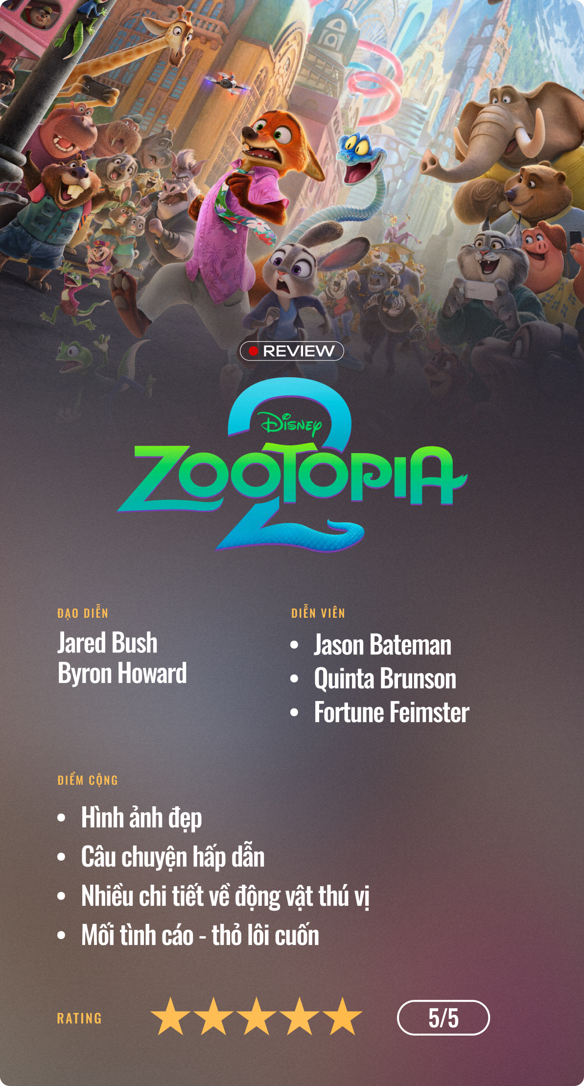 Zootopia 2: Cuối cùng Disney cũng nhớ lại cách làm phim hoạt hình đúng nghĩa- Ảnh 6.