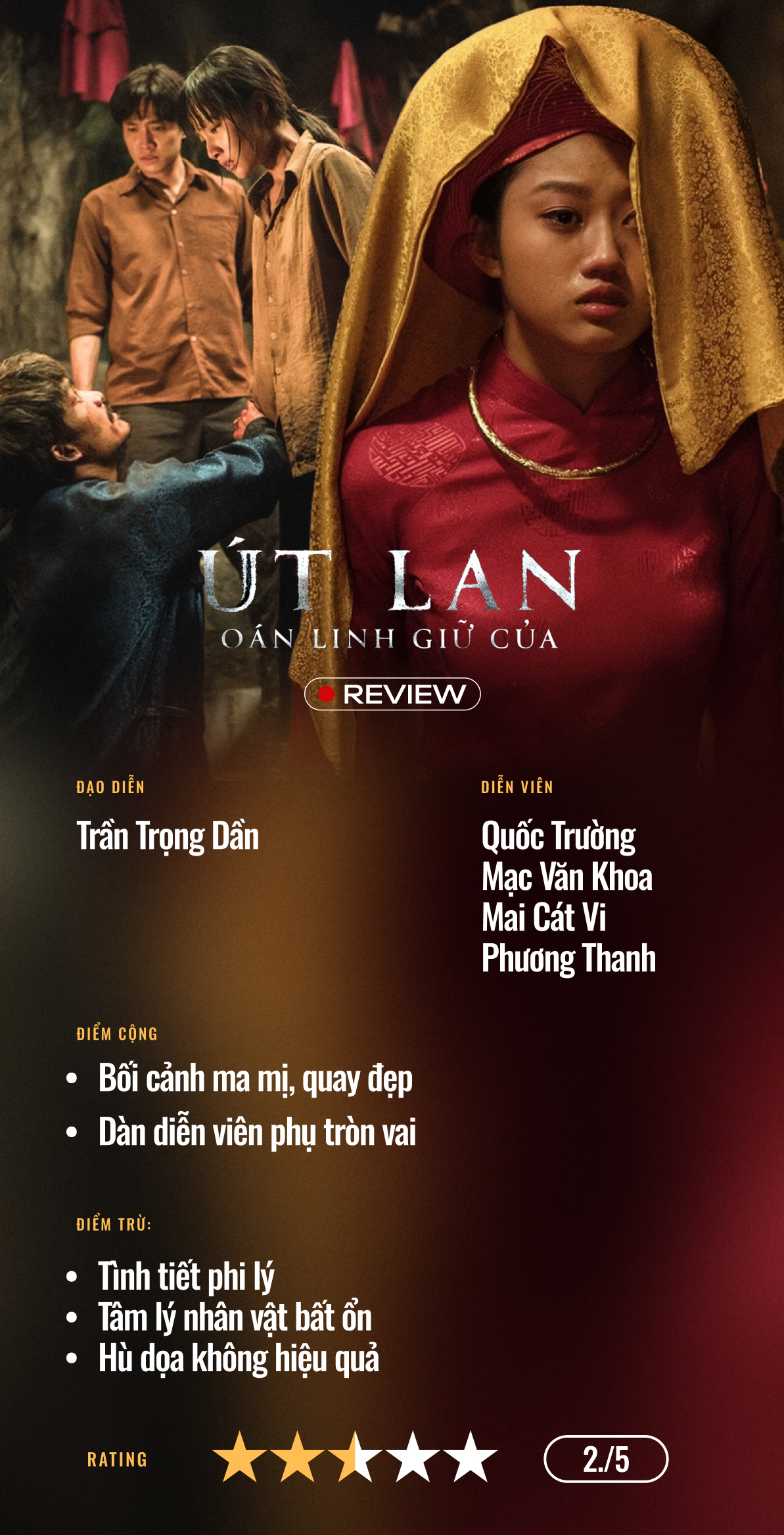 Út Lan: Oán Linh Giữ Của - Thứ đáng sợ nhất không phải con ma, mà là kịch bản đầy sạn- Ảnh 6.