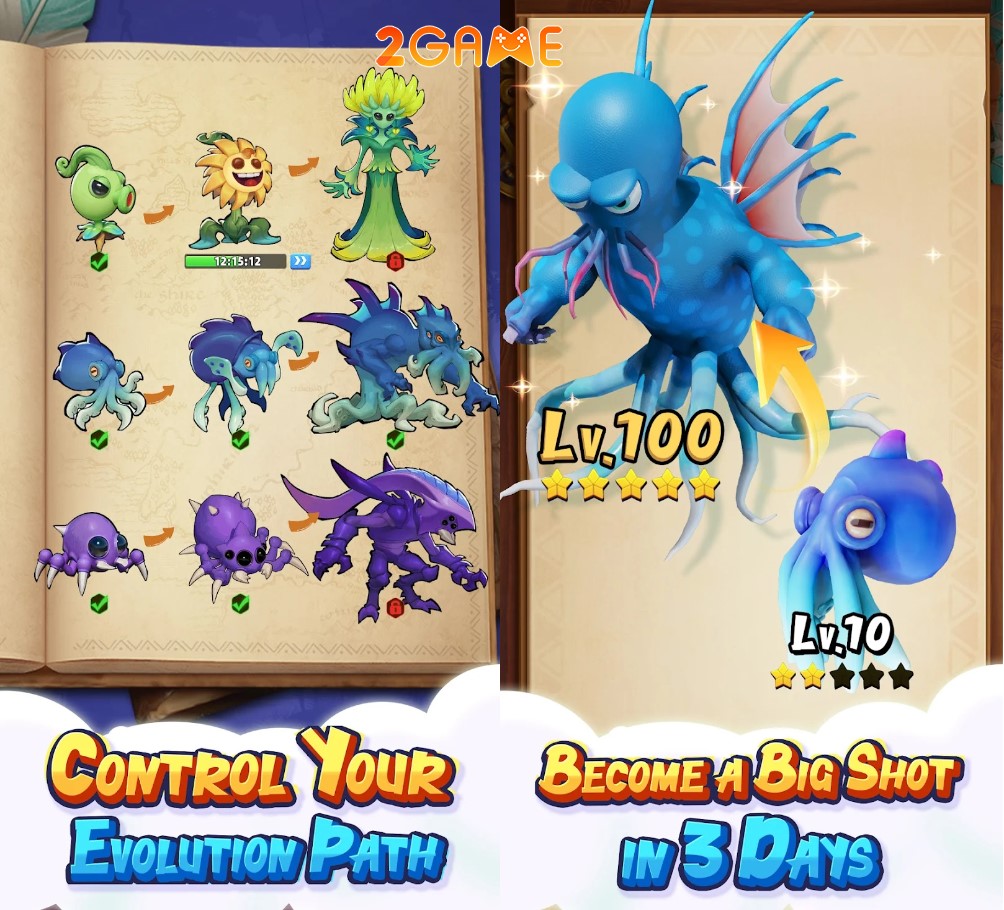 Rise Of Monsters – Hóa thân thành quái vật và bắt đầu hành trình phiêu lưu tiến hóa vô tận rise of monsters 3
