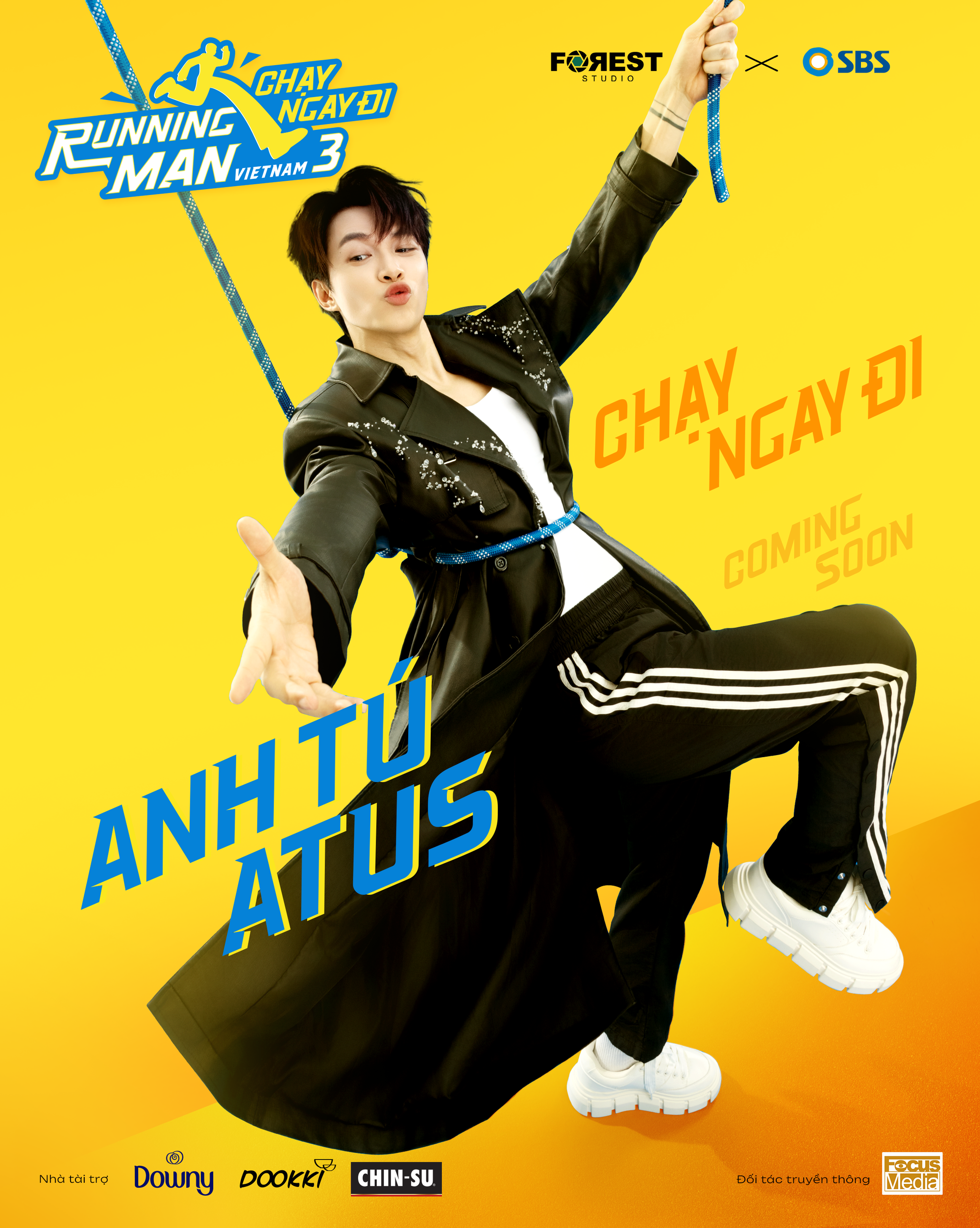 Khỏi đoán, Anh Tú Atus sẵn sàng chạy tại Running Man Vietnam mùa 3- Ảnh 2. Khỏi đoán, Anh Tú Atus sẵn sàng chạy tại Running Man Vietnam mùa 3- Ảnh 2.