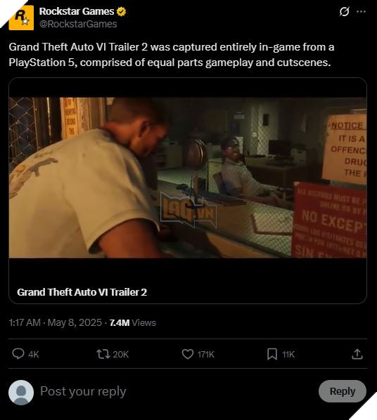 Rockstar Games Khang Dinh Thong Tin Dang Chu Y Lien Quan Den Trailer 2 GTA 6 2 Rockstar Games Khẳng Định Thông Tin Đáng Chú Ý Liên Quan Đến Trailer 2 GTA 6 2