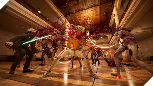 Suda51 He Lo Game Moi, Mang Dam Phong Cach No More Heroes Nhung Cung Rat Dead Rising 3 Romeo is a Deadman mang đến lối chơi hành động đẫm máu và hỗn loạn