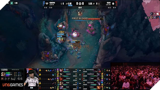 MSI 2025: GEN.G The Hien Phong Do Huy Diet Truoc G2 Esports, Buoc Tiep Vao Nhanh Thang 15 MSI 2025: GEN.G Thể Hiện Phong Độ Hủy Diệt Trước G2 Esports, Bước Tiếp Vào Nhánh Thắng 15