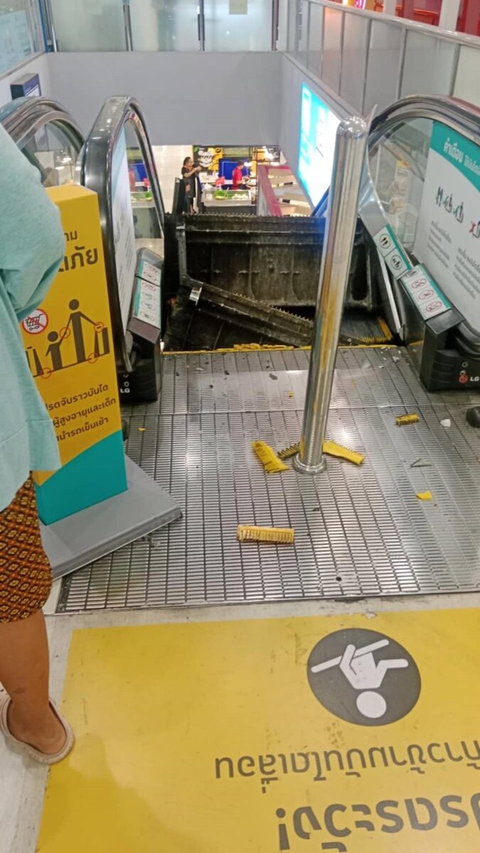 Hình ảnh chiếc thang cuốn tại trung tâm thương mại khiến tất cả hết hồn- Ảnh 3. Hình ảnh chiếc thang cuốn tại trung tâm thương mại khiến tất cả hết hồn- Ảnh 3.