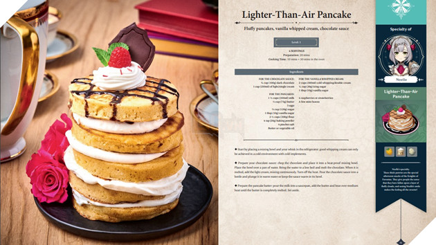 Genshin Impact chính thức xuất bản sách hướng dẫn nấu ăn Teyvat dành cho game thủ