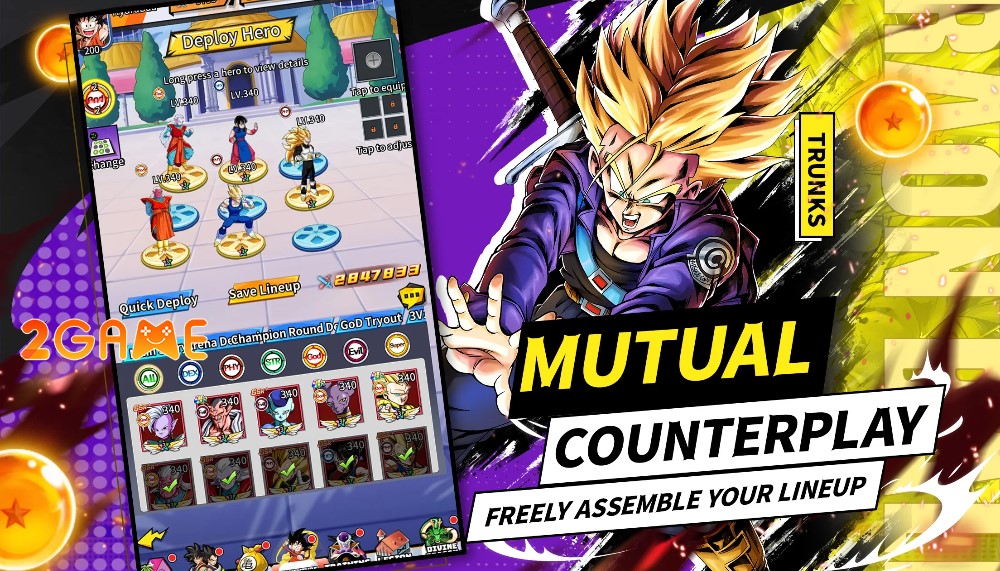 Đại chiến Dragon Ball trong game Saiyan Descent: Shenron Summon saiyan descent shenron summon 2