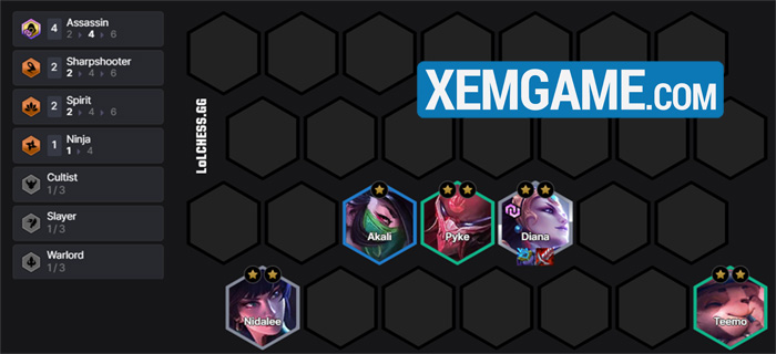 Tái Hiện ĐTCL 4.5: Tìm hiểu con bài Sát Thủ reroll – lúc nào cũng khỏe sat thu tai hien dtcl 4 5 1