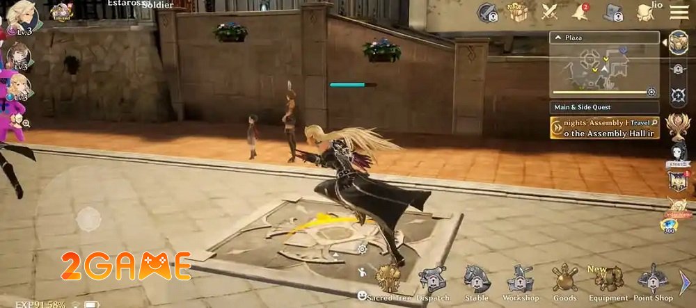 Hướng dẫn sáng tạo đội hình tối ưu nhất trong game Gran Saga Mobile sbru8khg gran saga gameplay doihinh 1