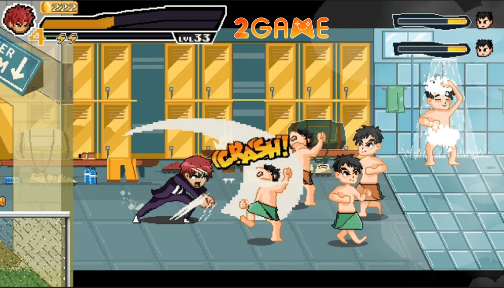 game arcade beat em up School Hero