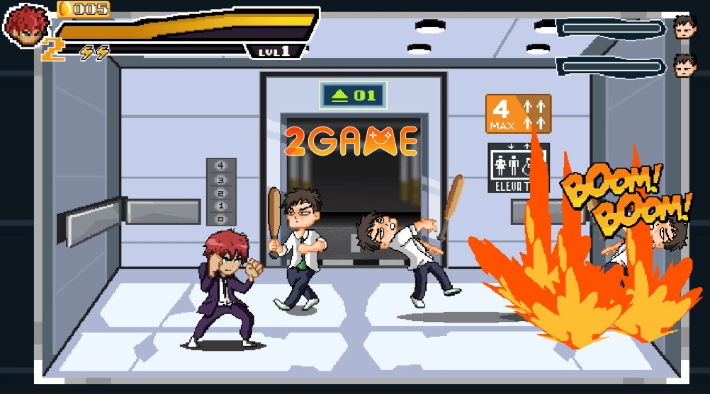 Trở về tuổi thơ game thùng trong tựa game mobile School Hero school hero 4