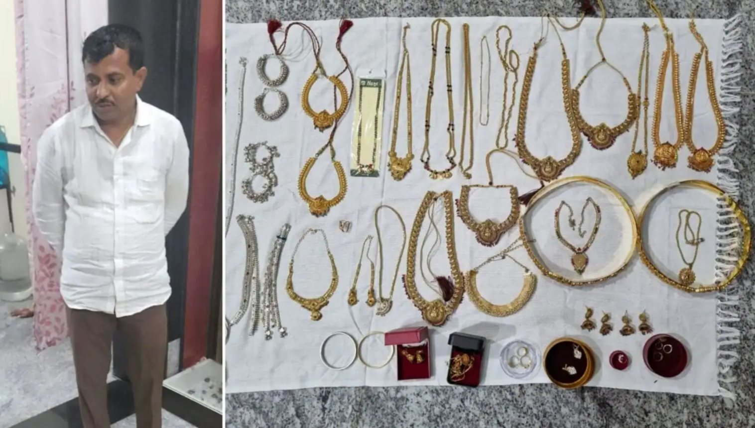 Đột kích nhà riêng của cựu nhân viên phát triển hạ tầng nông thôn lương chưa đến 4,5 triệu, tịch thu 26 căn nhà, 6 mảnh đất cùng số vàng, trang sức trị giá 2,5 tỷ đồng- Ảnh 1. Đột kích nhà riêng của cựu nhân viên phát triển hạ tầng nông thôn lương chưa đến 4,5 triệu, tịch thu 26 căn nhà, 6 mảnh đất cùng số vàng, trang sức trị giá 2,5 tỷ đồng- Ảnh 1.