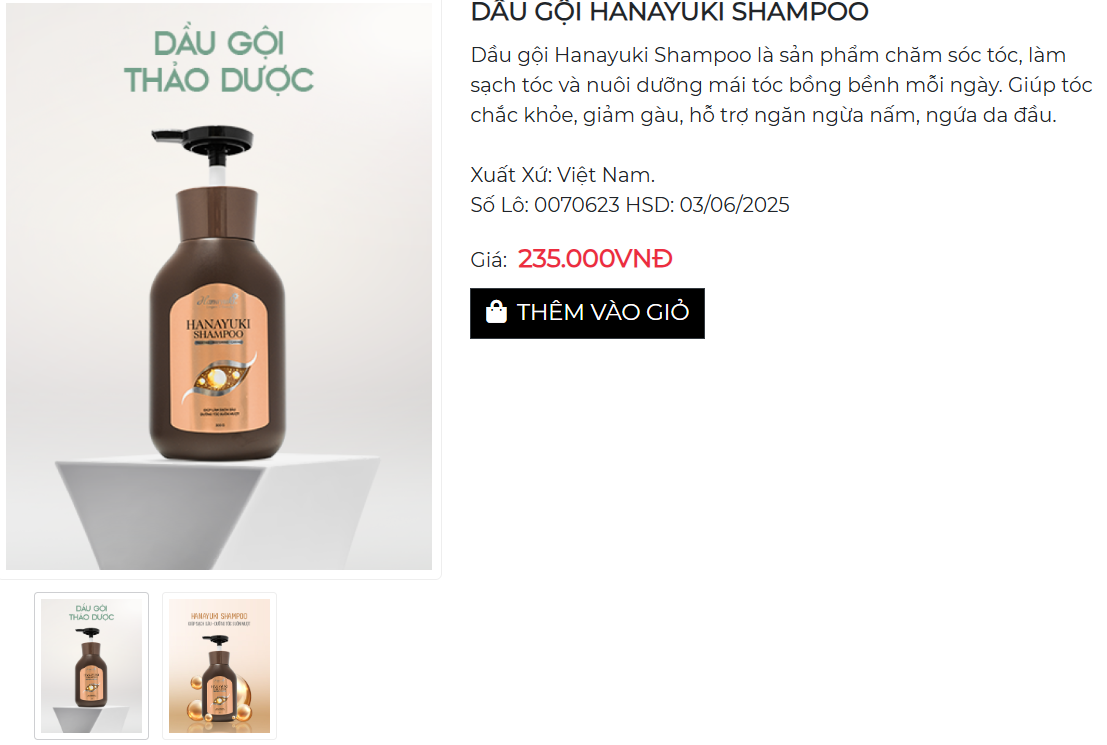 Công ty của vợ chồng Đoàn Di Băng nói gì về lô dầu gội Hanayuki bị thu hồi- Ảnh 1.