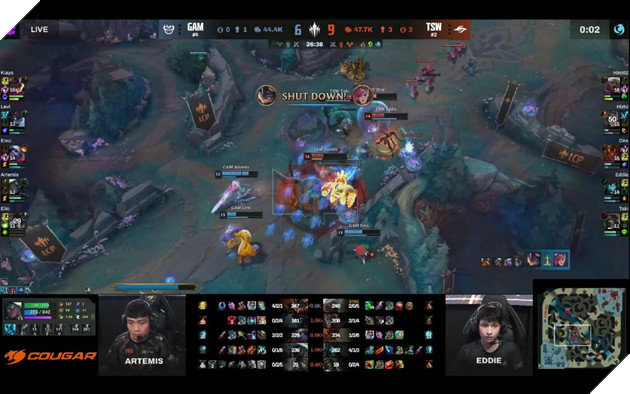 Rumble trong tay Kiaya lên tiếng nhờ lượng sát thương khổng lồ