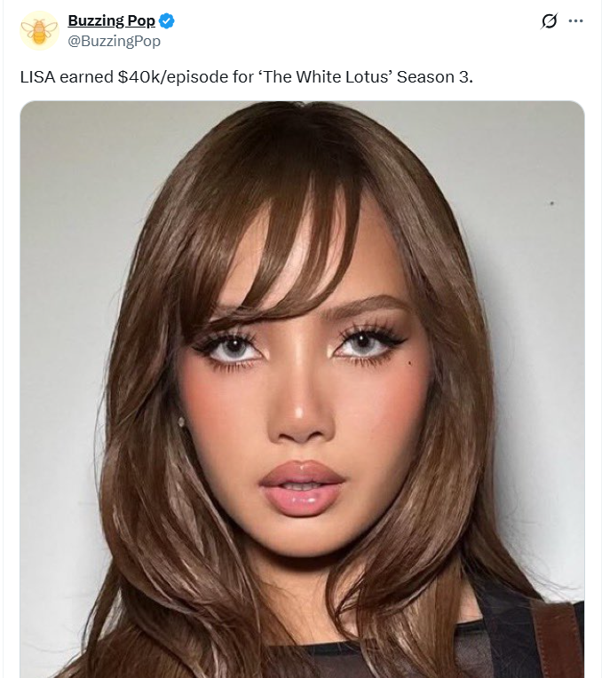 Cãi vã về cát xê khủng của Lisa (BLACKPINK): “Quá nhiều cho 1 ngôi sao bất tài?”- Ảnh 1. Cãi vã về cát xê khủng của Lisa (BLACKPINK): “Quá nhiều cho 1 ngôi sao bất tài?”- Ảnh 1.