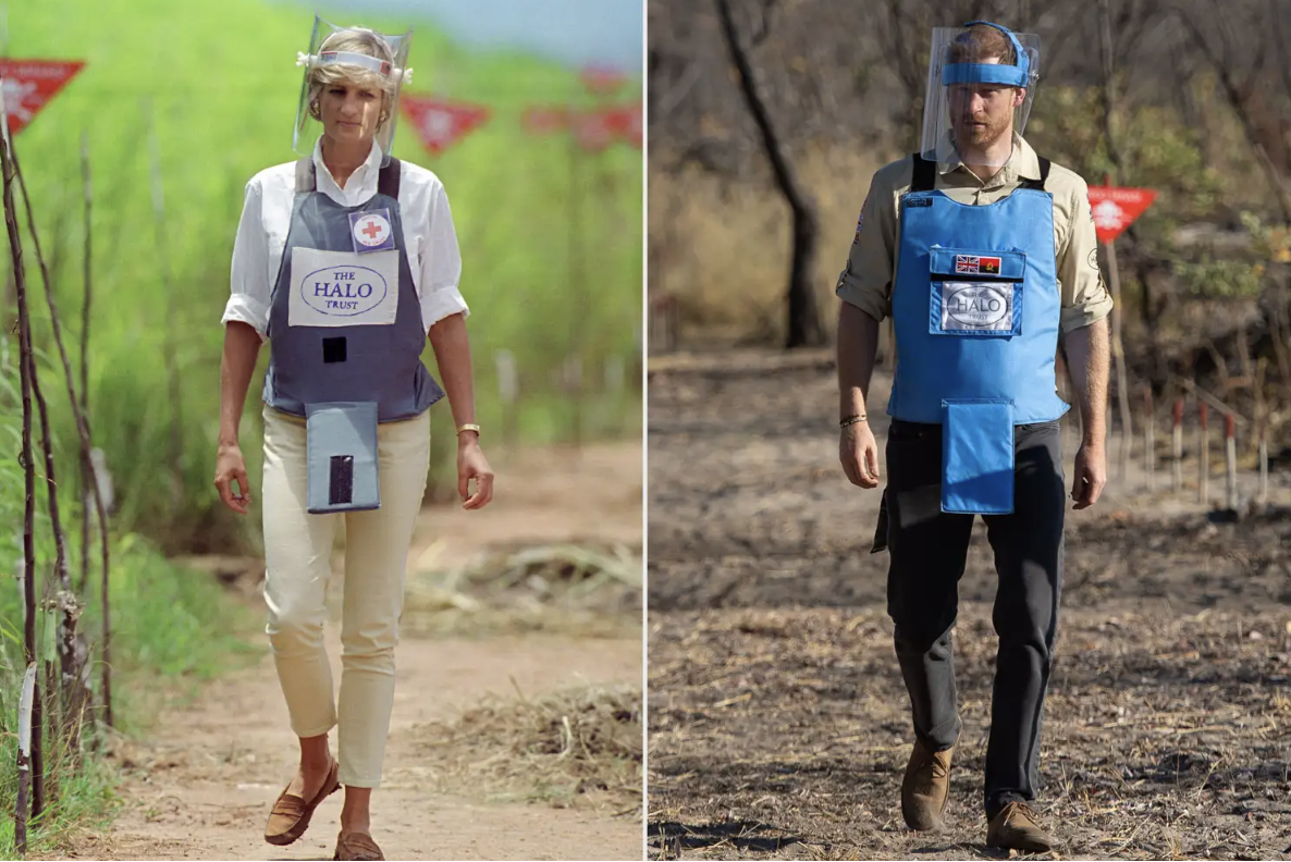 Vương tử Harry xúc động khi thấy trẻ em chơi cạnh bãi mìn: “Trái tim tôi như vỡ ra”- Ảnh 1.