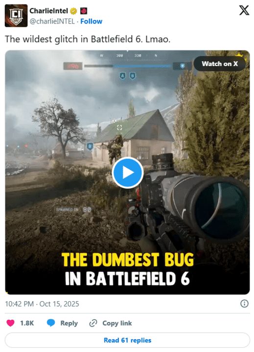 Battlefield 6: Lỗi drone kỳ lạ cho phép người chơi bay lên trời