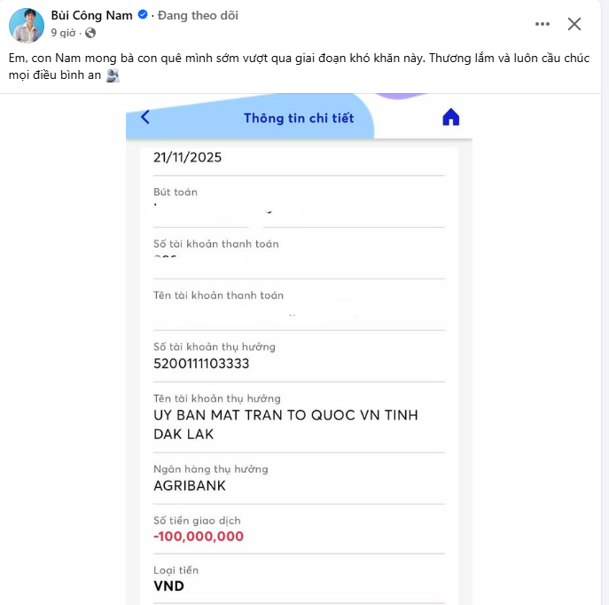 Trấn Thành - Hương Giang cùng dàn sao Việt đồng lòng hướng về người dân vùng lũ- Ảnh 4. Trấn Thành - Hương Giang cùng dàn sao Việt đồng lòng hướng về người dân vùng lũ- Ảnh 4.