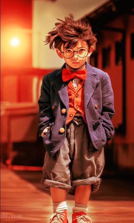 AI biến nhân vật Thám tử lừng danh Conan thành người thật, fan