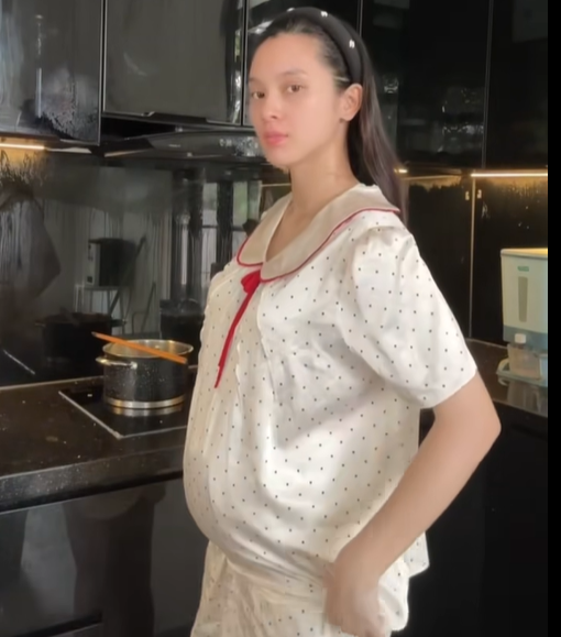 Thót tim khoảnh khắc Quỳnh Lương té ngã ngay trước thềm nhà khi đang mang thai 6 tháng- Ảnh 3. Thót tim khoảnh khắc Quỳnh Lương té ngã ngay trước thềm nhà khi đang mang thai 6 tháng- Ảnh 3.