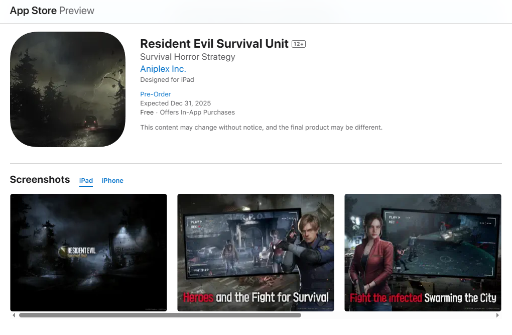 Resident Evil Survival Unit mở đăng ký sớm trên App Store, mang tới một trải nghiệm kinh dị hoàn toàn mới- Ảnh 3.
