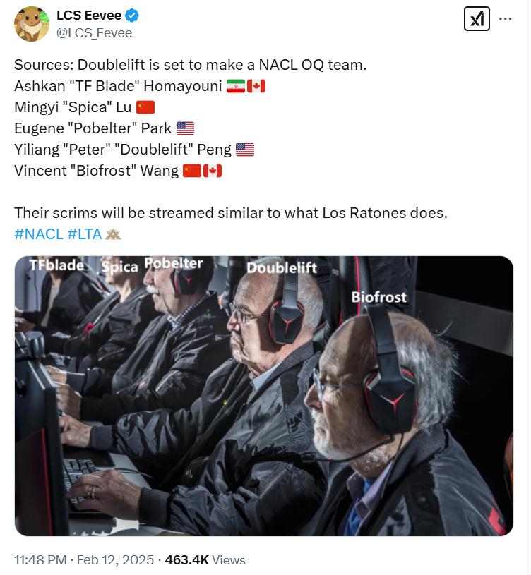 LMHT: Doublelift bất ngờ quay lại, nhưng lập team “cựu binh” để đánh Challengers!! screenshot 1 79