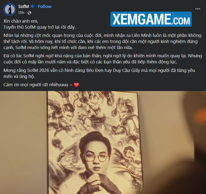 LMHT: SofM chính thức trở về vị trí tuyển thủ, sẽ đi rừng screenshot 1 86