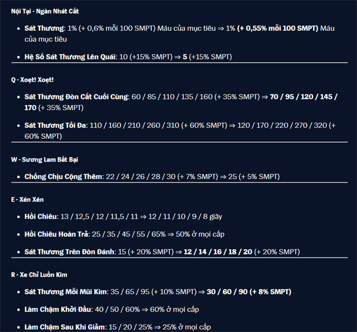 LMHT 25.6: Được buff khủng, “vạn vật thua” Gwen như hồi mới ra mắt screenshot 2 67