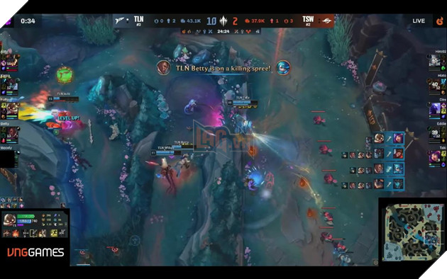 Pha quét sạch của TALON là dấu chấm hết cho Team Secret Whales