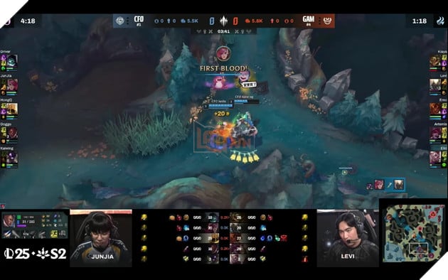 Levi di chuyển mạo hiểm và bị JunJia đọc vị