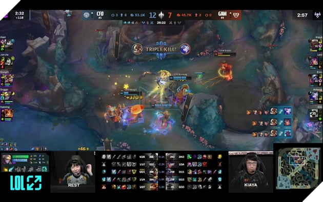 Corki trong tay HongQ một lần nữa lên tiếng hủy diệt đội hình GAM Esports