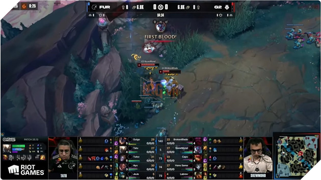 MSI 2025: FURIA Gay Bat Ngo, Buoc G2 Esports Phai Danh Du 5 Van 11 MSI 2025: FURIA Gây Bất Ngờ, Buộc G2 Esports Phải Đánh Đủ 5 Ván 11