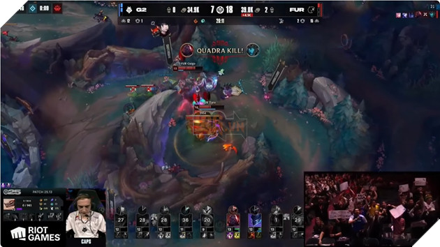 MSI 2025: FURIA Gay Bat Ngo, Buoc G2 Esports Phai Danh Du 5 Van 18 MSI 2025: FURIA Gây Bất Ngờ, Buộc G2 Esports Phải Đánh Đủ 5 Ván 18