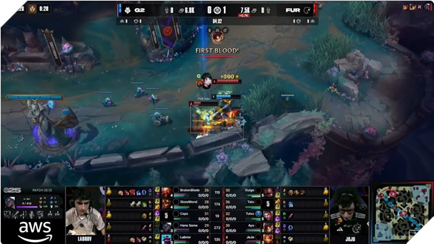 MSI 2025: FURIA Gay Bat Ngo, Buoc G2 Esports Phai Danh Du 5 Van 20 MSI 2025: FURIA Gây Bất Ngờ, Buộc G2 Esports Phải Đánh Đủ 5 Ván 20