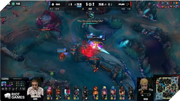 MSI 2025: FURIA Gay Bat Ngo, Buoc G2 Esports Phai Danh Du 5 Van 21 MSI 2025: FURIA Gây Bất Ngờ, Buộc G2 Esports Phải Đánh Đủ 5 Ván 21