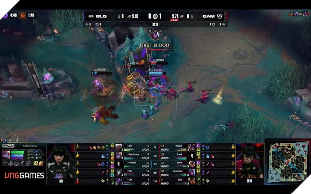 MSI 2025: GAM Esports Chưa Thể Tạo Đột Biến Trước Bilibili Gaming 3