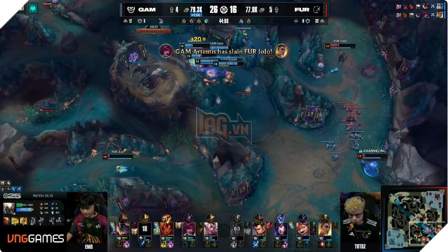 MSI 2025: GAM Esports Lội Ngược Dòng Cảm Xúc Trước FURIA 8