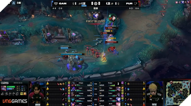 MSI 2025: GAM Esports Lội Ngược Dòng Cảm Xúc Trước FURIA 14