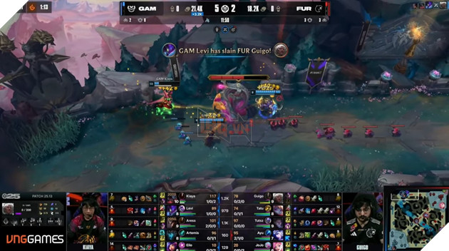 MSI 2025: GAM Esports Lội Ngược Dòng Cảm Xúc Trước FURIA 15