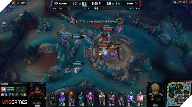 MSI 2025: GAM Esports Lội Ngược Dòng Cảm Xúc Trước FURIA 16