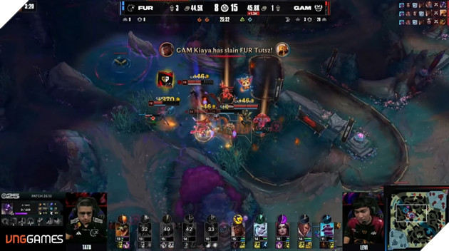 Pha giao tranh mang tính bước ngoặt ván đấu