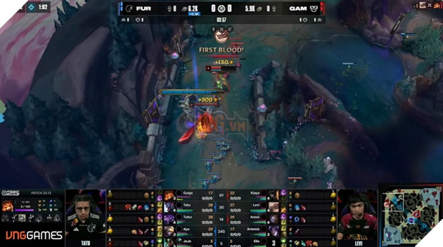 MSI 2025: GAM Esports Lội Ngược Dòng Cảm Xúc Trước FURIA 25