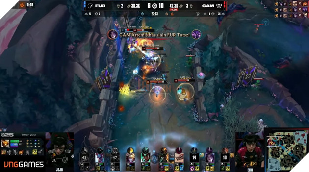 MSI 2025: GAM Esports Lội Ngược Dòng Cảm Xúc Trước FURIA 27