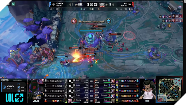 T1 áp đảo hoàn toàn CFO trong ván 5 để giành lấy thắng lợi chung cuộc