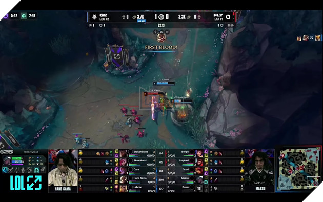 Hans Sama tiếp tục có được chiến công đầu ở ván đấu thứ 2